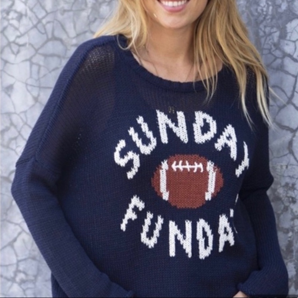 Wooden Ships Sunday Funday Football Sweater